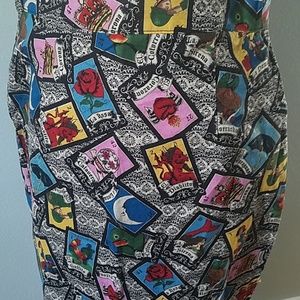 Pinup Tarot Card Pencil Skirt